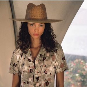 Lack of Color PALMA WIDE FEDORA, size small/medium.